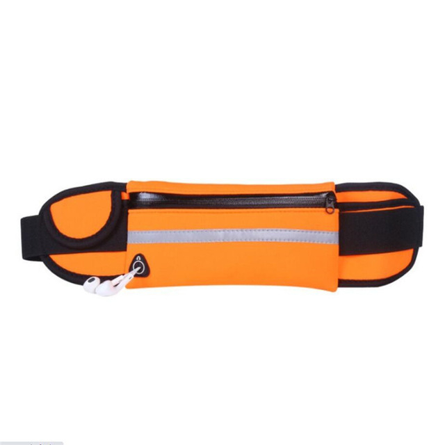 Waterproof Running Waist Bag Canvas Sports Jogging Portable Outdoor Phone Holder Belt Bag Women Men Fitness Sport Accessories