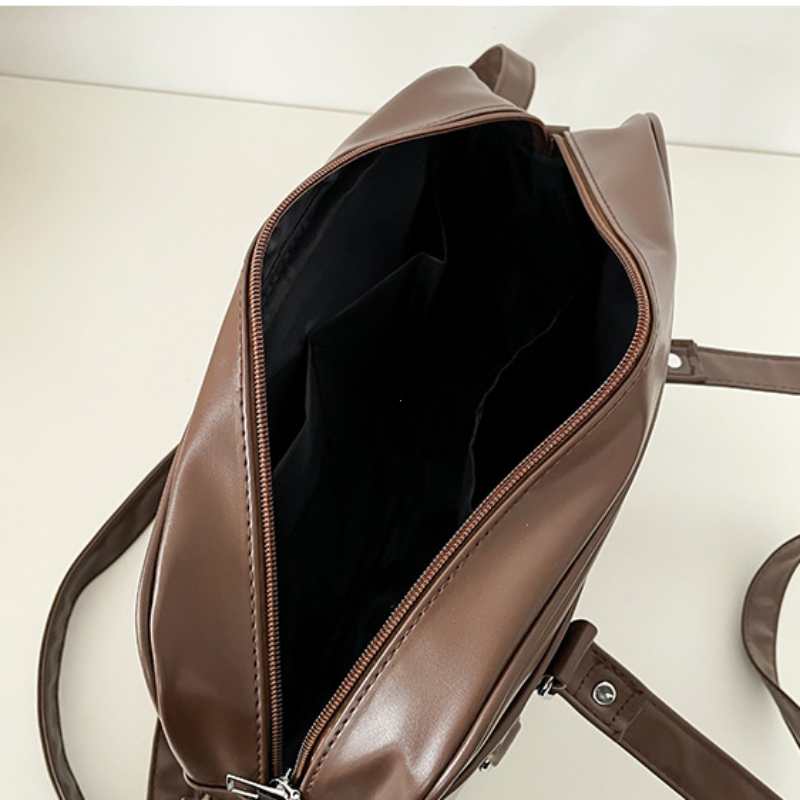 Style Shoulder Bag Women PU Leather JK Uniform Bag Girls Handbags Pure Color Crossbody Bags Itabag Tote Bolso