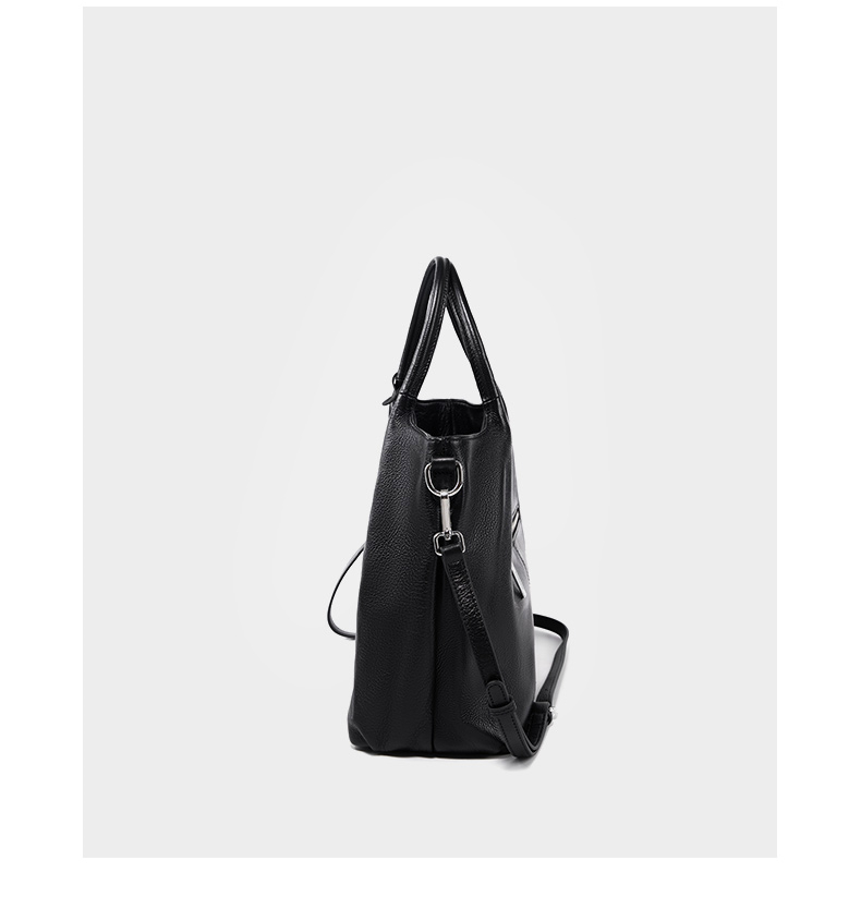 100% Cowhide Genuine Leather Tote Handbags For Women 2024 Trend Designer Large Capacity Ladies Shoulder Crossbody Bags