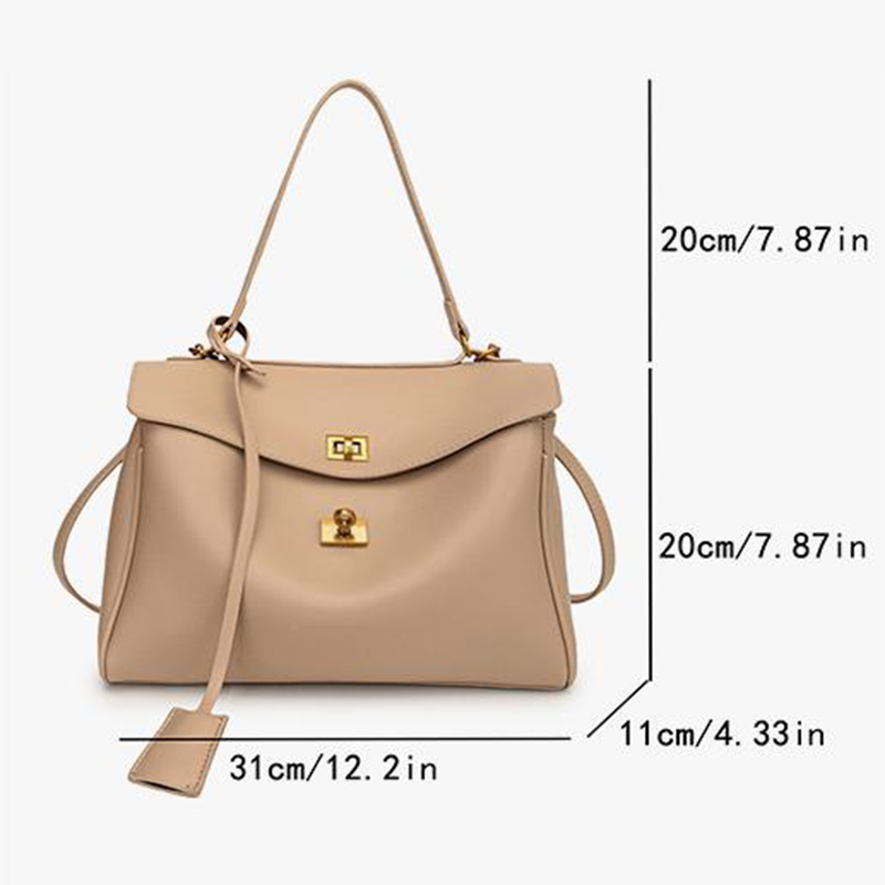 Design Handbag Shoulder Bag Women 2024 Large Capacity Crossbody Bag Fashionable Ladies Messenger Bag Multifunctional Commuting