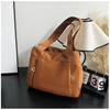New Nylon Shoulder Bag Large Capacity Canvas Fashion Casual Solid Color Tote Bag Women's Handbag