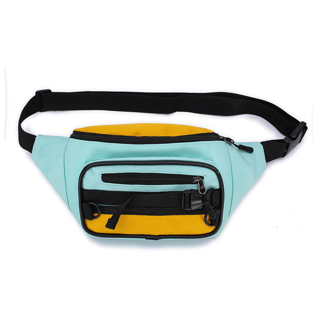 Waist Bag Women's Fanny Pack Waist Packs Leisure Canvas Bum Package Banana Messenger Bags New Zipper Hip Hop Bag Shoulder Pack