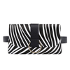 Mini Waist Bag 2 In 1 Leopard Stripe Coin Purse Ladies Belt Bag Belt Mobile Phone Bag Waist Bag Flap Leather Fanny Pack