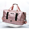 Large Capacity Women Gym Bags Pearlescent Sports Fitness Training Handbag With Shoes Pocket Waterproof Yoga Travel Duffel Bag