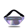 Women Holographic Waist Bag Men Shiny Fanny Pack Hologram Hip Bum Bag Travel Laser Chest Pocket with Adjustable Strap for Travel