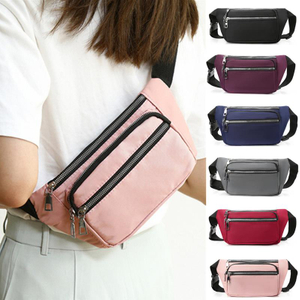 2024 Oxford Cloth Waist Bag Zipper Chest Bag Sport Travel Girl Belly Pocket Hip Bum Bag Fashion Phone Fanny Pack for Women