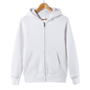 ODM/OEM wholesale puls size men's hoodies full zip up custom print logo hoodie for man and women