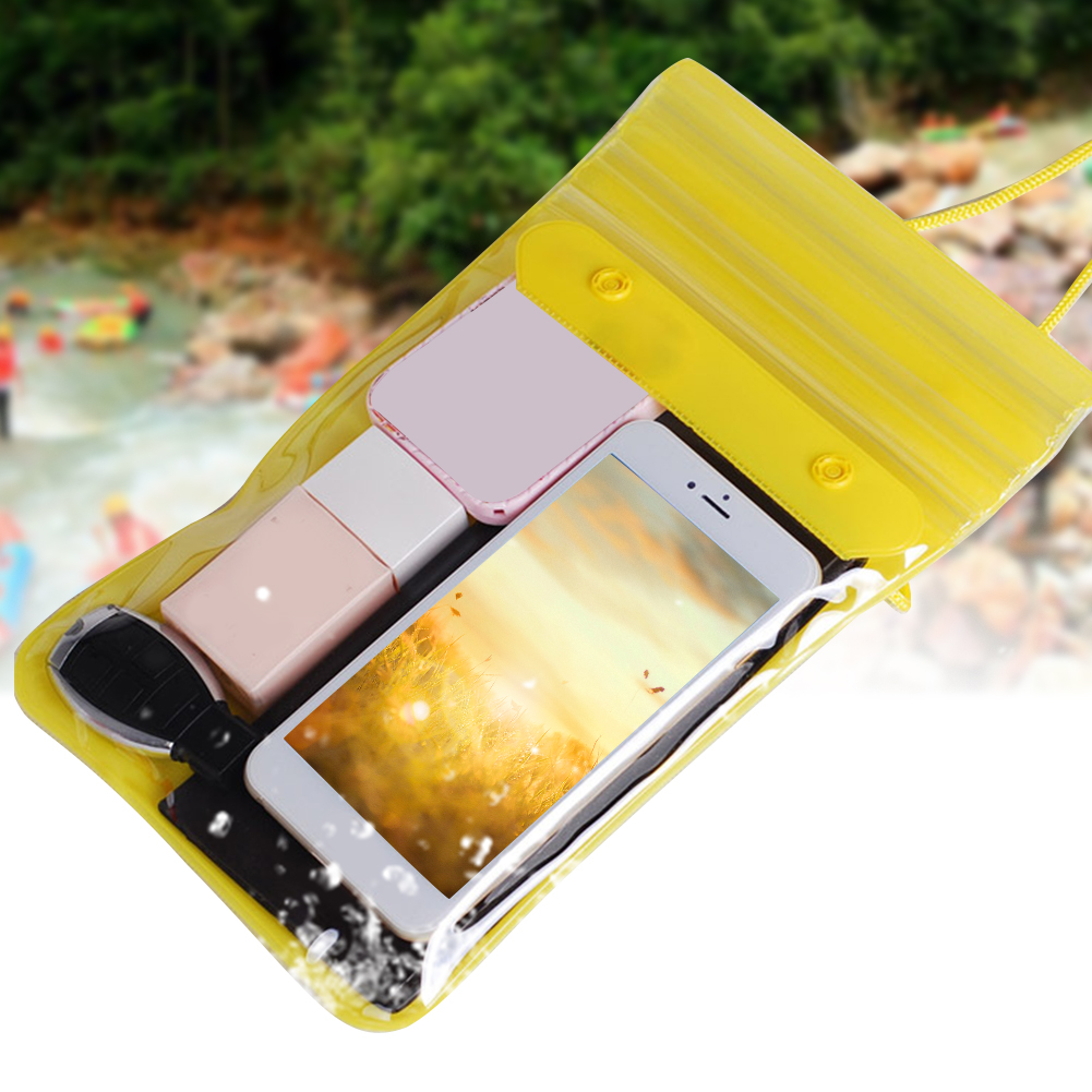 Phone Storage Swimming Bag Waterproof Dry Songkran Festival Dustproof Wallets Dirtproof Underwater Beach Rafting Eco-friendly