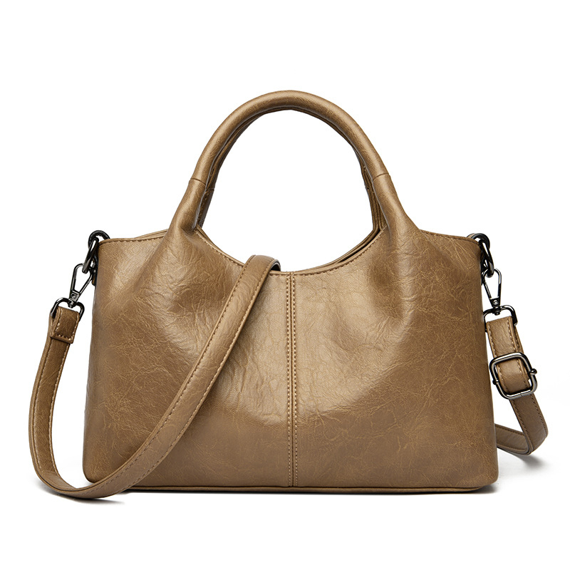 2024 New Women's Bag Foreign Trade Cross Border Lightweight Commuter Crossbody Bag Texture Soft Leather Handbag Women's Small Bag