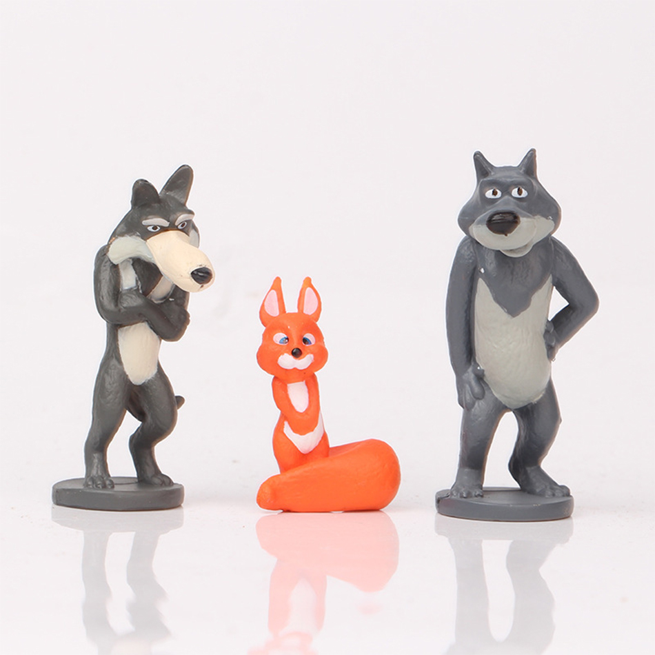 10 Pcs Masha and the Bear Action Figure Anime Model Cartoon Toys For Friends gifts