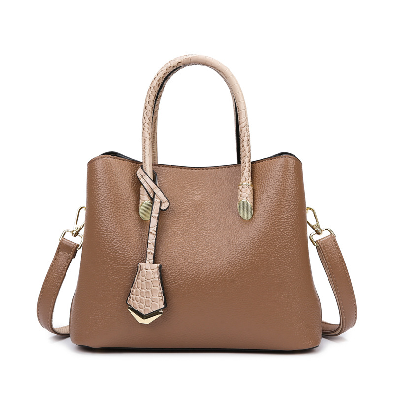 Women's New Leopard Print Mother And Child Bag Multiple Piece Set Women's Bag Simple And Popular Women's Shoulder Handbag