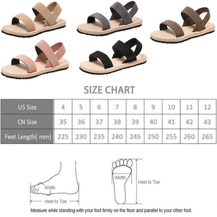 Factory Direct Supply Non-slip Sole Sport Slippers Casual Women Fashion Shoes Summer Walking Flat Beach Sandals For Hot Sale