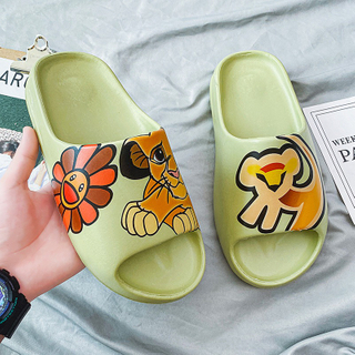 Women Thick Platform Summer Indoor Beach Pillow Slides House Cushion Cloud Slippers Custom Logo Soft EVA Cloud Slides