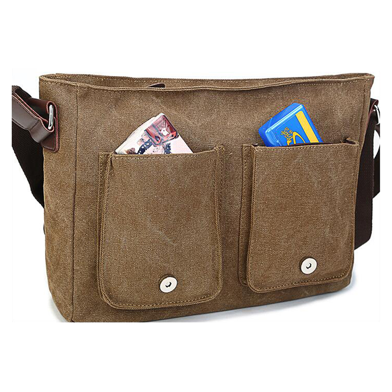 Men's Vintage Canvas Bag Men Casual Crossbody Bag For Men Messenger Bag Man Travel Shoulder Bags High Quality