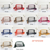 Hot Sell Custom Solid Color Outlined Rectangular Clear Messenger Bag Purse Waterproof PVC Stadium Crossbody Bag with Tassel