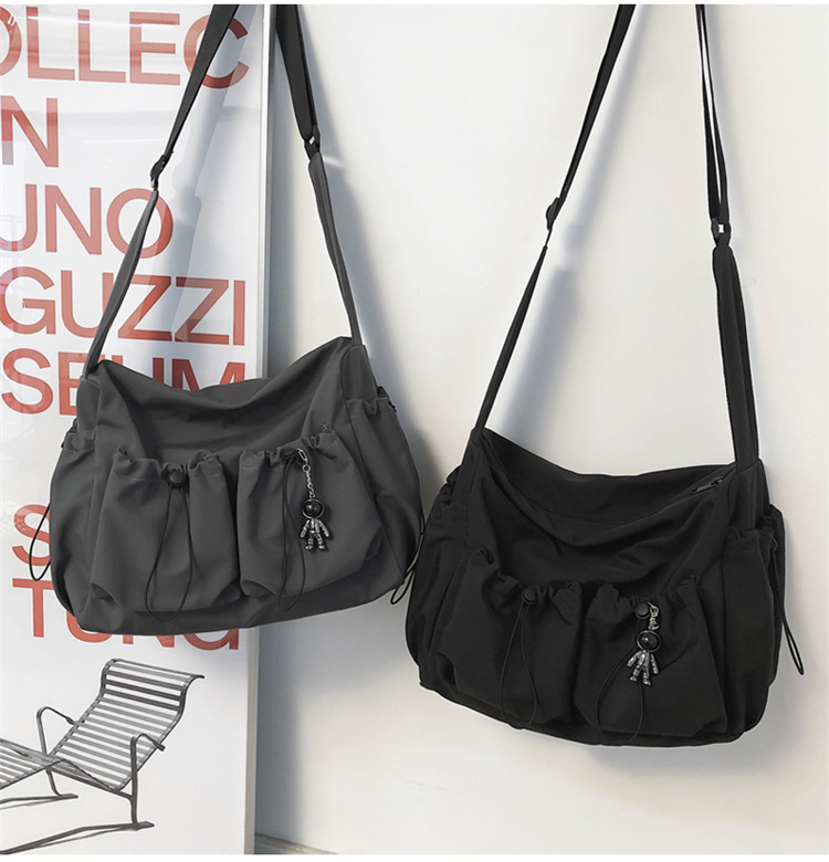 High-capacity Unisex Shoulder Crossbody Bag Large Men Nylon Messenger Bags for Student Brand Book Bags Women Handbag Satchels