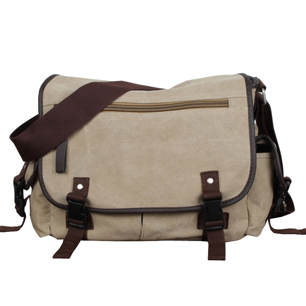 Vintage Canvas Men Messenger Bag Large Capacity Shoulder Bag For Men Europe Style Outdoor Shoulder Bag