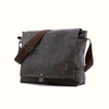 Classic Canvas Messenger Bag Japanese Style Workwear Casual Men's Crossbody Bag Retro Small Shoulder Bag Men's Trendy