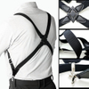 Men's Suspenders Adjustable Braces X Shape Elastic Clip Trousers Suspensorio Apparel Side Accessories Adult Crossover Strap W1Y0