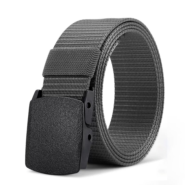 Men's Automatic Buckle Nylon Belt Outdoor Tactical Canvas Belt High-quality Men's Belt