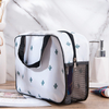 Women Travel Cosmetic Bag Black Grey Large Tote Neceser Hanging Bathroom Makeup Bags Casual Storage Neceser Wash Bag