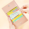 1Pc Women Card Bag Slim And Compact Bank ID Card Case Driver's License Wallet Simple And Anti Demagnetization Card Holder
