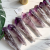 Amethyst Wand Stone Natural Crystal Healing Tower Raw Reiki Gem Minerals Specimen Feng Shui Spiritual Wicca Sceptre Decoration