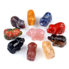 Natural Stone Crystal Rose Quartz Pendulum Lucky Pig Shape Micro Landscape Fishbowl Desk Ornament Jewelry Making Accessories
