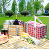 Picnic Thermal Insulated Bag for Food Beer Outdoor Thickened Aluminum Film Cooler Bags Camping Handbag Waterproof Lunch Box