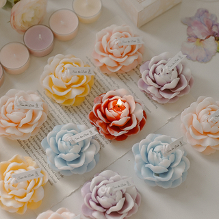 1 Pack Jasmine Scented Candle, Suitable for Holiday Wedding Parties, Indoor Use, Bedroom And Restaurant Decoration