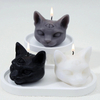 Three Eye Cat Scented Gothic Candles Soy Wax Halloween Creative Aromatherapy Decoration Dark Cat Ornaments Home Room Decor Gift