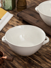 Bowls Home Daily Simplicity Coarse Pottery Double Handle Japanese Ceramics Soup Noodle Salad Container Kitchen Household