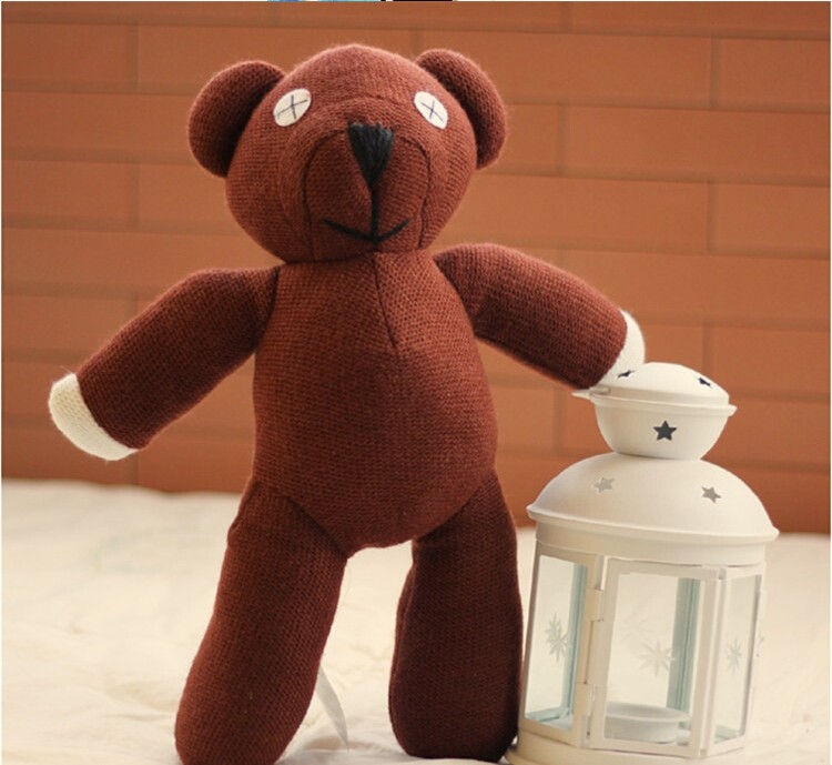 1pc 23cm Mr Bean Teddy Bear Animal Stuffed Plush Toy Soft Cartoon Brown Figure Doll Child Kids Gift Toys Birthday Gift