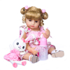 50CM Full Body Soft Silicone Popular Sweet Face Reborn Toddler Baby Girl Doll Birthday Christmas Gift High Quality Doll