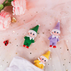 Mini Baby Elf Kawaii Tiny Doll 1 PCS Set Rainbow Dollhouse Shelf Accessories Christmas Gift Toy for Girl Boy Kid Child Adult