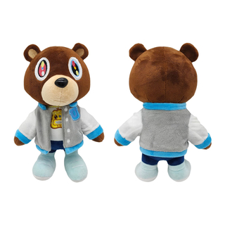 26CM Kanye Teddy Bear Plush Toy Cartoon Bear Dolls Stuffed Soft Toy Christmas Birthday Gift For Children