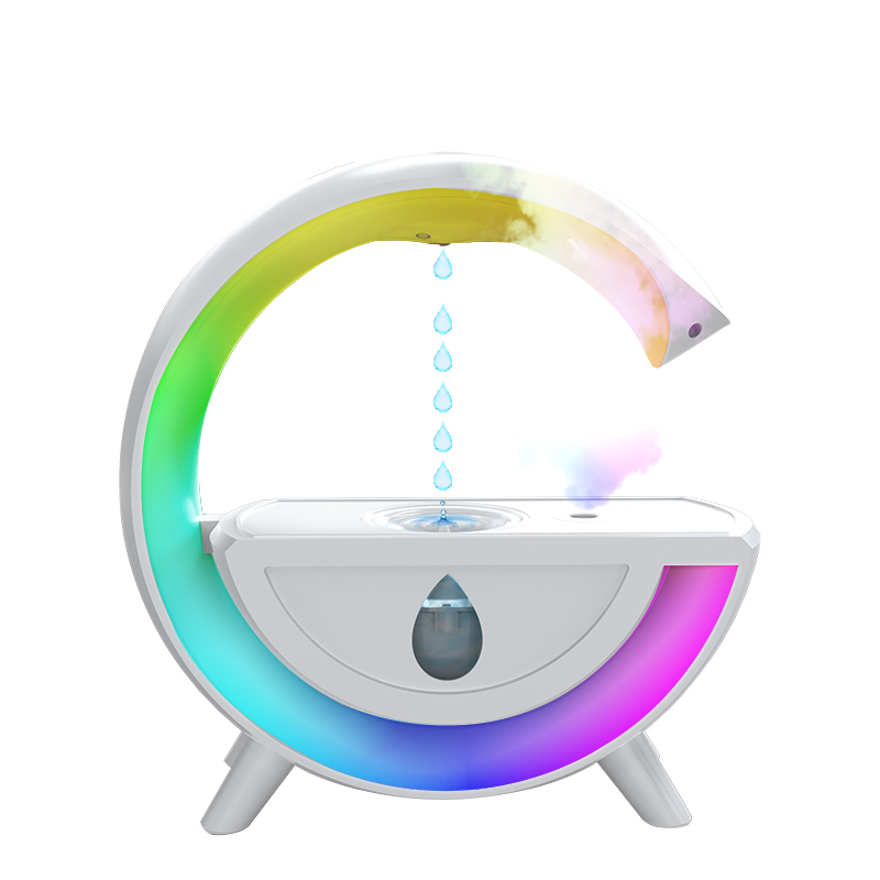 Customized Hot Selling 350ml 7 Colorful H2O Yoga Anti-Gravity Aroma Diffuser Humidifier