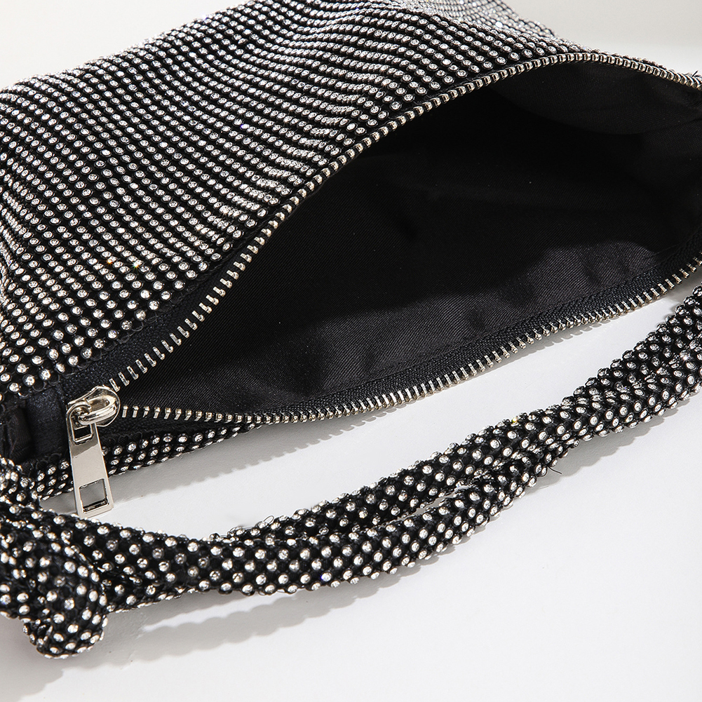 Women Shiny Rhinestone Dinner Bag New Party Wedding Purses Luxury Full-Diamond Ladies Handbag Designer Sparkly Evening Bags