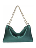 Elegant Solid Metal Chain Underarm Woman Evening Bags for Wedding And Night
