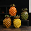 Chinese Pineapple Tea Can Ceramic Tea Storage Can Creative Sealed Can Office Home Candy Tea Storage Decoration Friend Gift