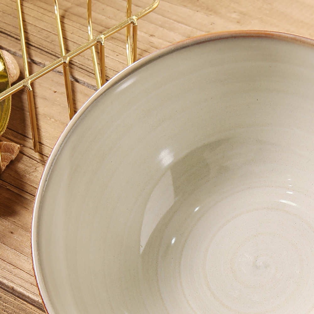 New Design Wholesale Creative Modern Glaze Ceramic Porcelain Soup Pasta Serving Bowls for Gift Set