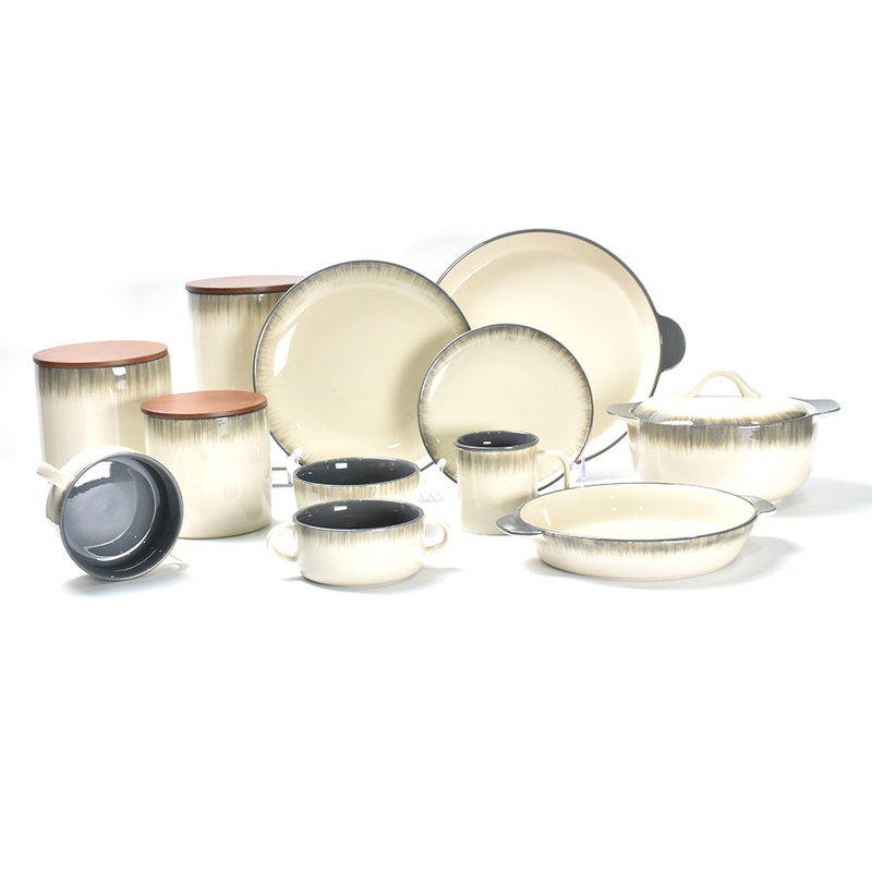 High Quality Retro Style Handpainted Ceramic Dinnerware Set Bone China Tableware for Home&hotel&banquet