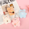 1PCS Cute Little Bear Plush Doll Pendant Bag Pendant Stuffed Soft Cartoon Keychain Decoration Creative Key Ring Birthday Gift