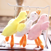 18cm Cartoon Duck Plush Keychain Kawaii Goose Pendant Plush Toys for Women Girls Boys Toy Doll Bag Accessories Car Keyring Gifts