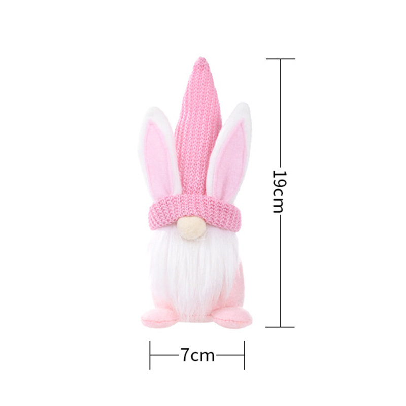 Easter Bunny Faceless Elderly Elf Doll Ornament Cross Border Dwarf Doll Home Decoration Supplies