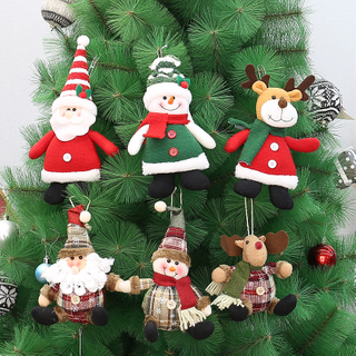 Small Wholesale Fabric Figurines, Christmas Tree Decorations, Small Hanging Ornaments, Pendants