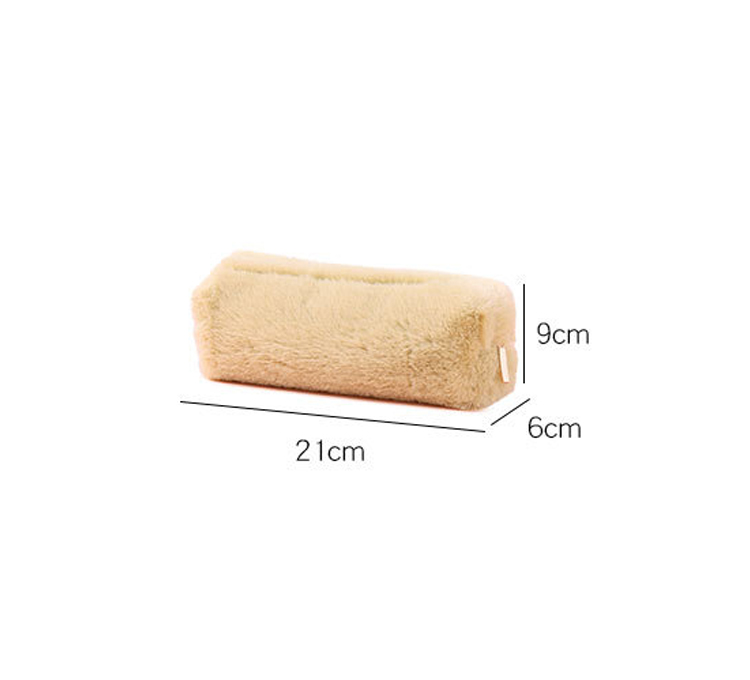 Fur Makeup Bags for Women Soft Travel Cosmetic Bag Organizer Case Young Lady Girls Make Up Case Necessaries 1 Pc Solid Handbags
