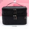 Large Capacity Makeup Bag Double Zip Women Cosmetic Bag Bathing Pouch Travel Toiletries Organizer Waterproof Storage Make Up Cas