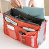 Multifunctional Bi-fold Storage Bag Double Zipper Large Capacity Storage Arrangement Makeup Toiletries Large Classification Bag
