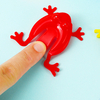 30 Pcs Mini Candy Color Jumping Leap Frog Bounce Fidget Classic Toys Stress Reliever Children Kids Christmas Party Favors Prizes